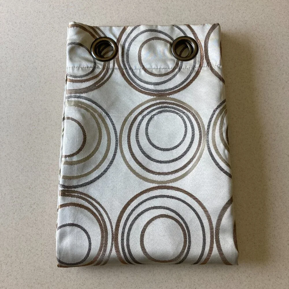 Apt 9 Geometric Grommet Curtain Panel - One Panel